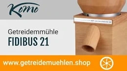 KoMo Getreidemühle Fidibus 21 im Video