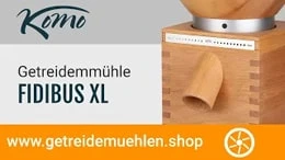 KoMo Getreidemühle Fidibus XL im Video